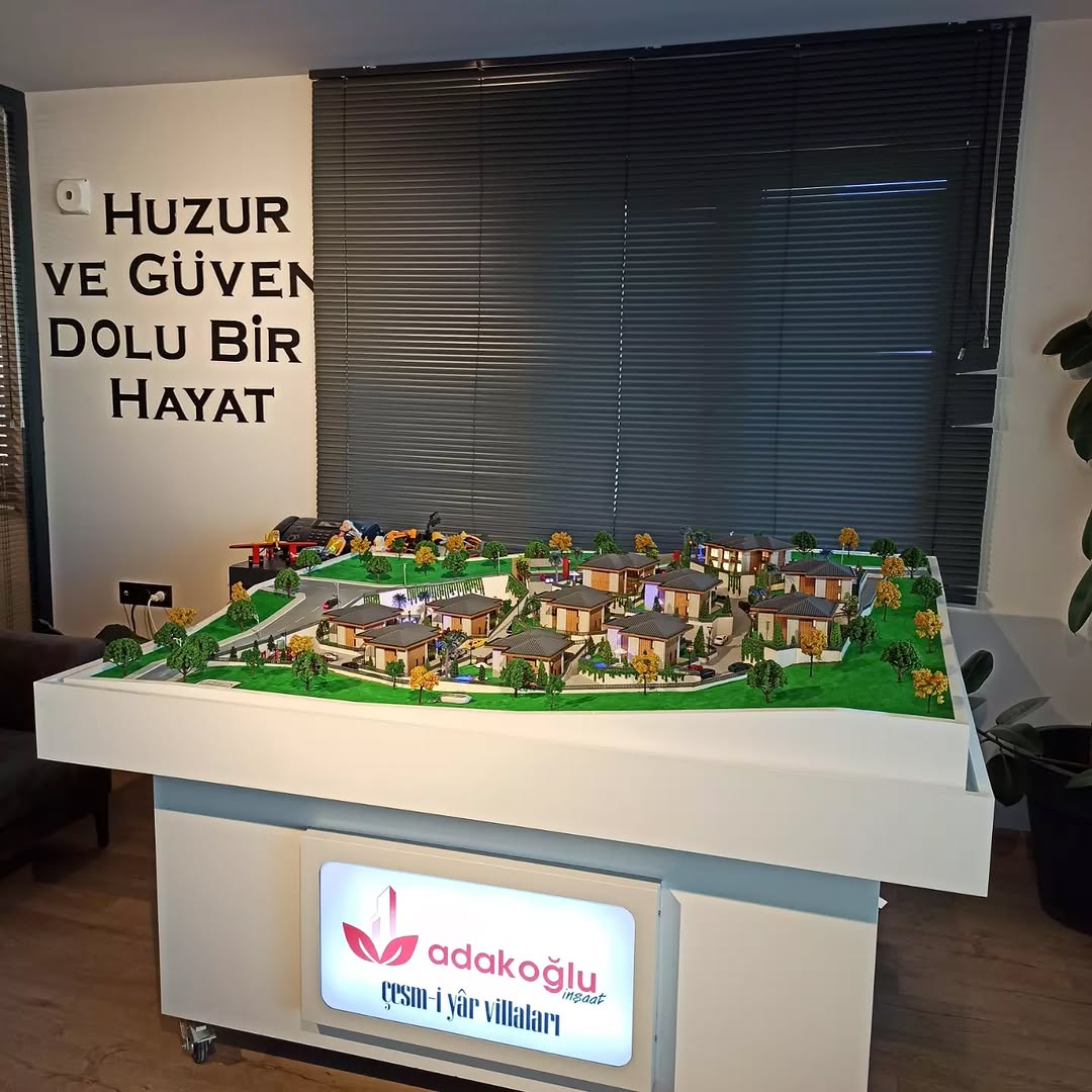 ÇEŞM – İ YÂR VİLLALARI — mimari maket projesi