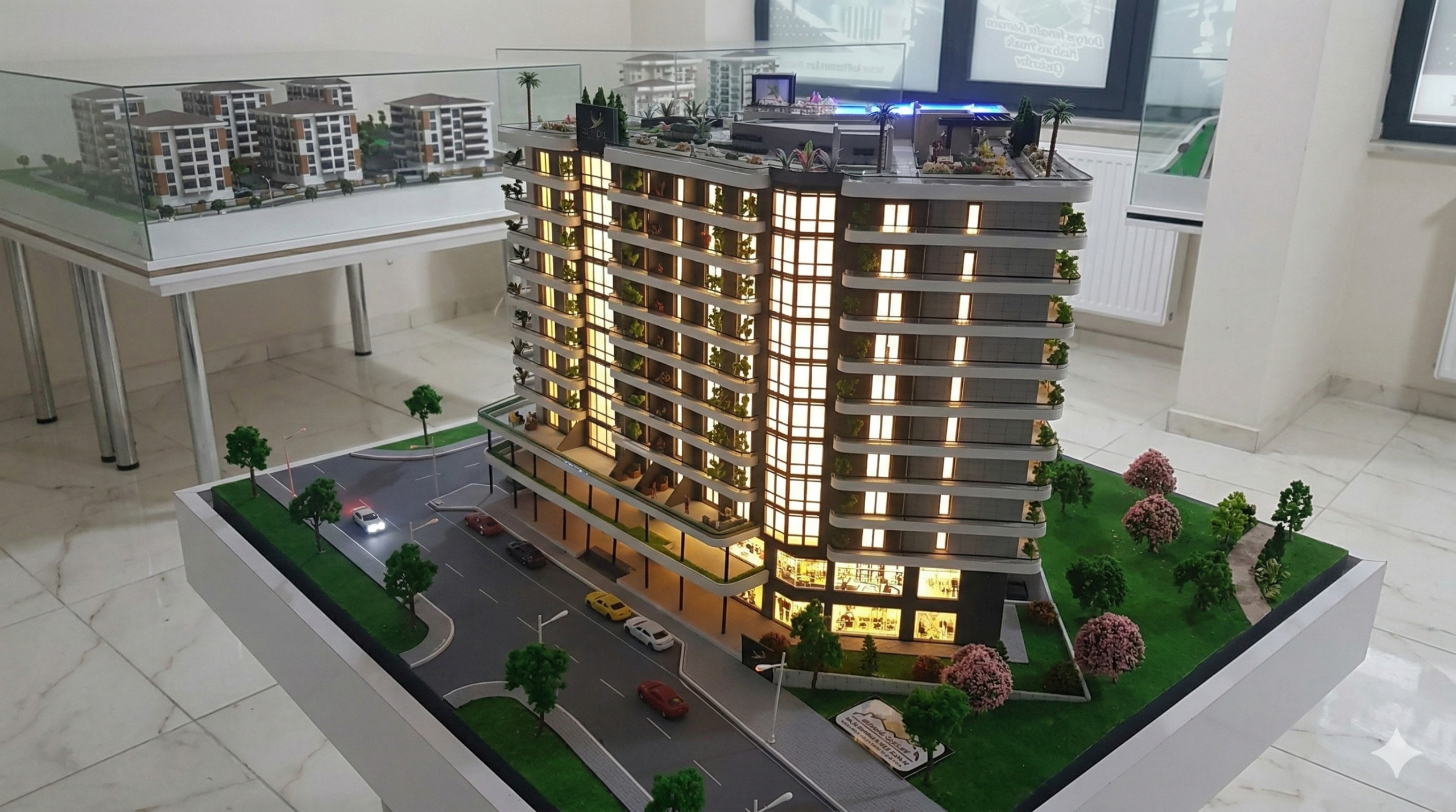 FLORIA RESIDENCE — mimari maket projesi