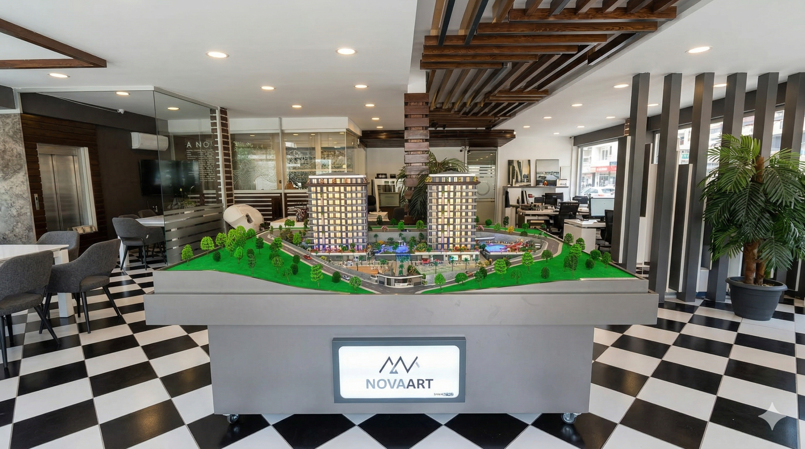 NOVA HİLLS HAUSESS — mimari maket projesi